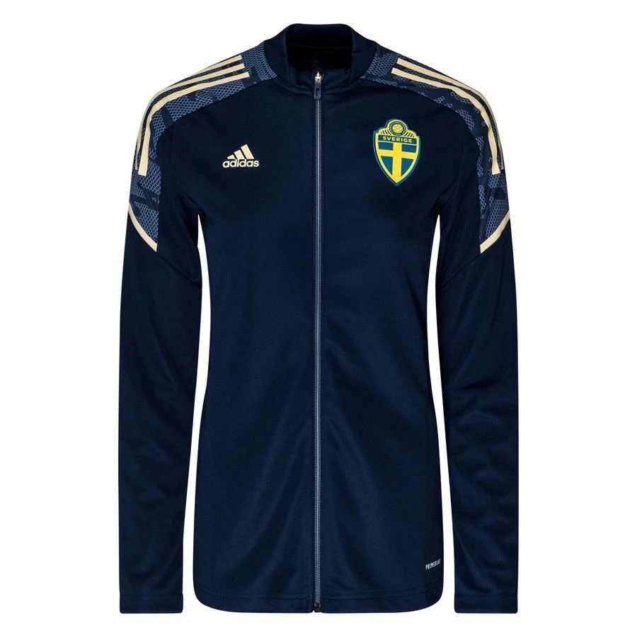 ADIDAS Sweden Track Top Condivo 21 SVFF - Navy Blue/Easy Yellow Woman