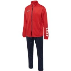 Hummel Promo Tracksuit - Red/Navy