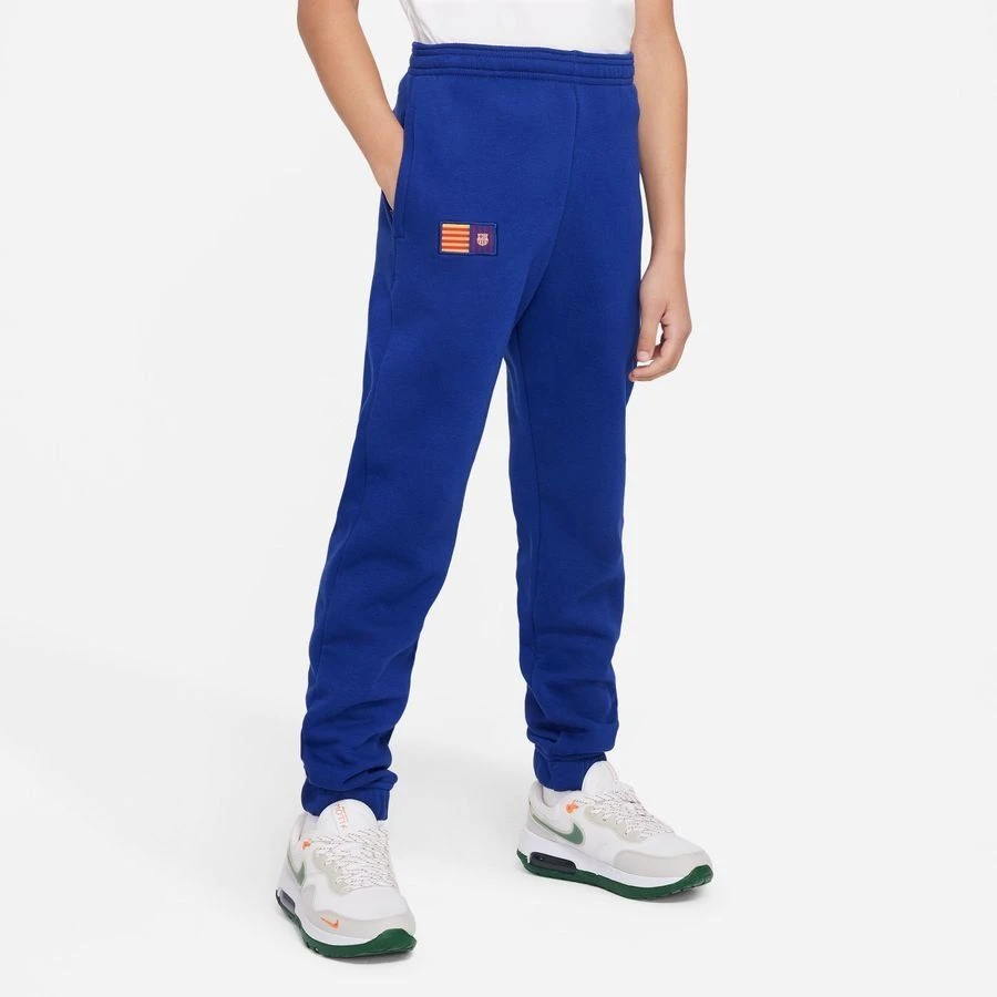 Nike Barcelona Sweatpants Fleece Senyera - Deep Royal Blue/Amarillo Kids