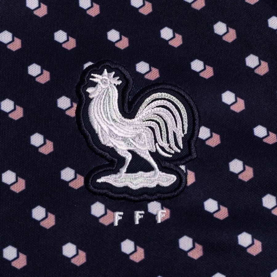 Nike France Training T-Shirt Dri-FIT Women's EURO 2022 - Blackened Blue/White Woman - Image 3