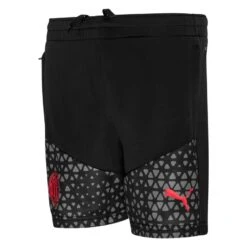 Milan Training Shorts - PUMA Black/Medium Grey Heather Kids