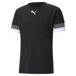 PUMA Playershirt TeamRISE - PUMA Black/Smoked Pearl/PUMA White