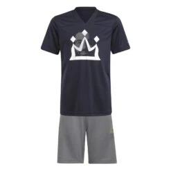 Adidas Training Set Aeroready Salah - Black/Grey Kids