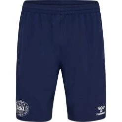 Hummel Denmark Training Shorts Travel Woven - Marine/White