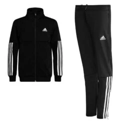 Adidas Tracksuit 3-Stripes - Black/White Kids