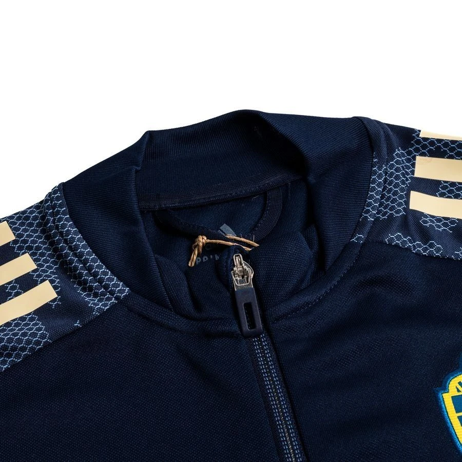 ADIDAS Sweden Track Top Condivo 21 SVFF - Navy Blue/Easy Yellow Woman - Image 6