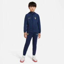Nike France Tracksuit Dri-FIT Strike 2022/23 - Midnight Navy/Metallic Gold Kids
