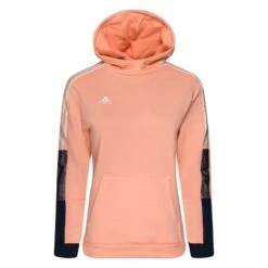 Adidas Hoodie Tiro 21 Sweat - Glow Pink/Black/White Woman