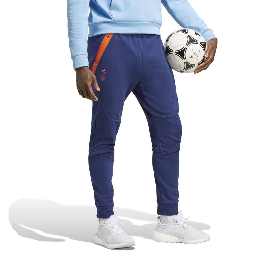 ADIDAS New York City FC Training Trousers Travel - Blue/Orange - Image 4