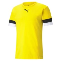 PUMA Playershirt TeamRISE - Cyber Yellow/PUMA Black/PUMA White