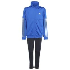 Adidas Tracksuit Team 3-Stripes - Bold Blue/Black Kids