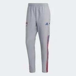 ADIDAS Lyon Track Pants Presentation - Halo Silver