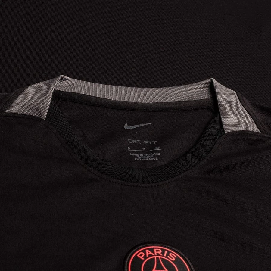 Nike Paris Saint Germain Training T-Shirt Dri-FIT Lifestyle - Black/Dark Grey/Siren Red Woman - Image 9