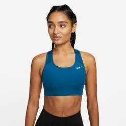 Nike Sports Bra Swoosh Non-pad - Marina/White Woman
