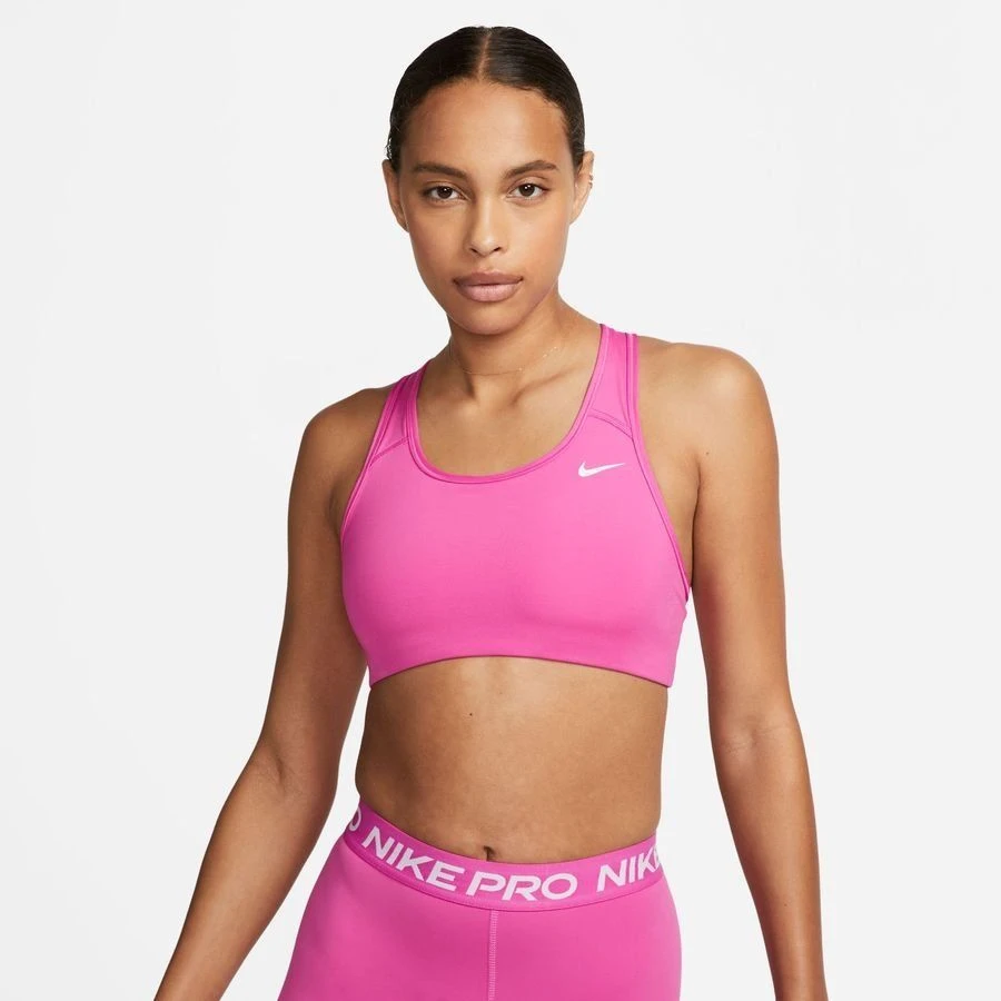 Nike Sports Bra Swoosh Non-pad - Fuchsia/White Woman