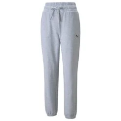 PUMA Training Trousers Collection Relaxed - Light Grey Heather Woman