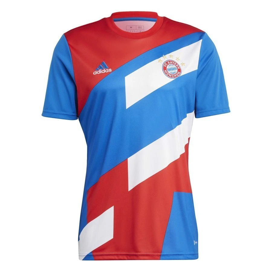ADIDAS Bayern München Training T-Shirt Pre Match - Bright Royal/Red/White