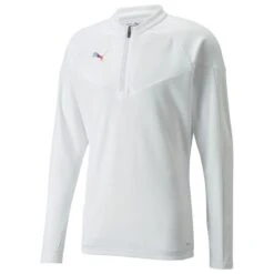 PUMA Training Shirt 1/4 Zip IndividualFINAL - White