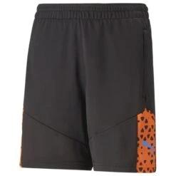 PUMA Training Shorts IndividualCUP - PUMA Black/Ultra Orange Kids