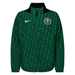 Nike Nigeria Training Jacket Dri-FIT Anthem Woven - Pine Green/Obsidian/White Woman