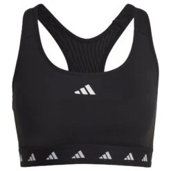 Adidas Sports Bra Techfit PowerReact - Black/White Woman
