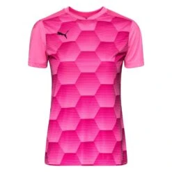 PUMA Playershirt TeamFINAL 21 Graphic - Pink Glimmer/Beetroot Purple Woman