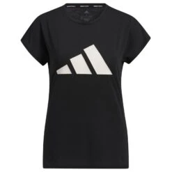 Adidas Training T-Shirt 3-Stripes - Black/White Woman