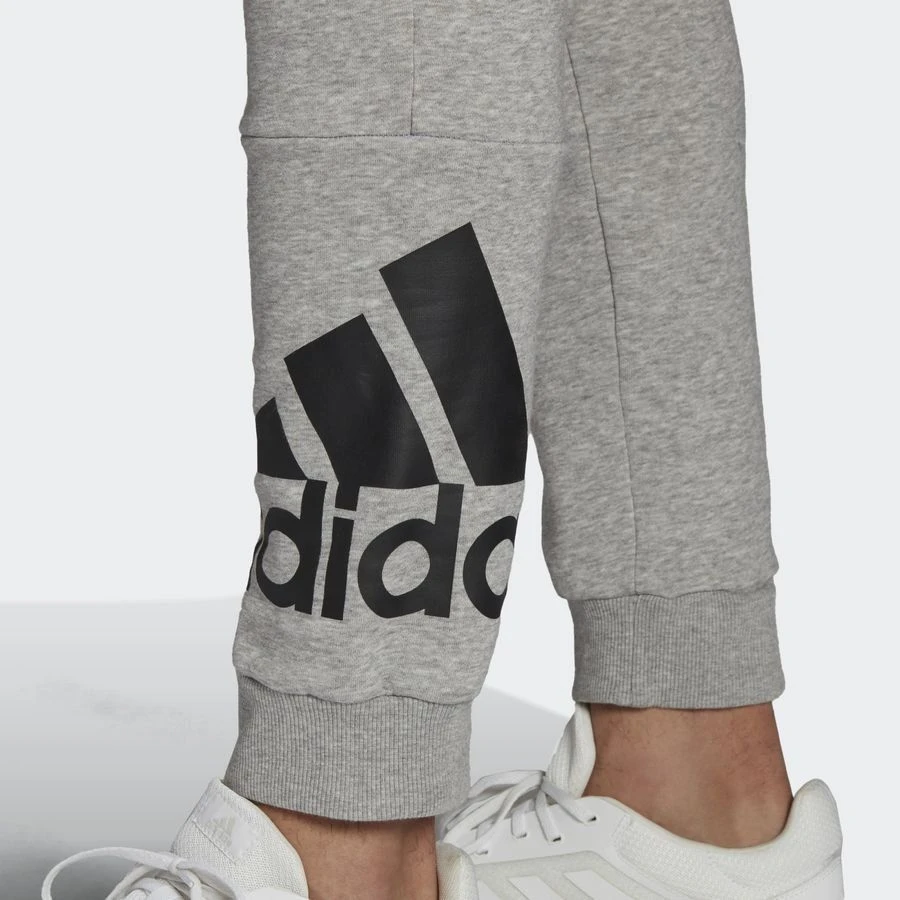 Adidas Sweatpants Essentials Fleece Tapered - Medium Grey Heather/Black - Image 5