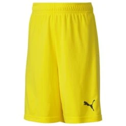 PUMA Football Shorts TeamGOAL 23 - Cyber Yellow Kids