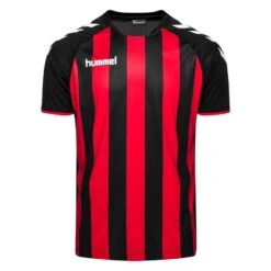 Hummel Playershirt Core Striped - Black/True Red