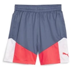 PUMA Training Shorts IndividualCUP - Blue/PUMA White/Fire Orchid