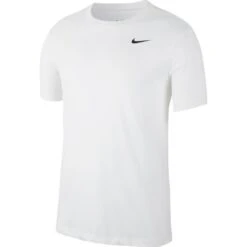 Nike Training T-Shirt Dri-FIT Solid Crew - White/Black