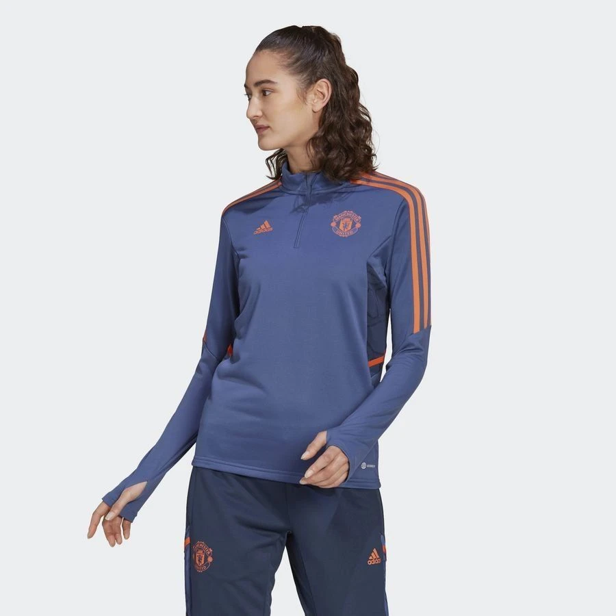 ADIDAS Manchester United Training Shirt Condivo 22 - Crew Blue Woman - Image 2
