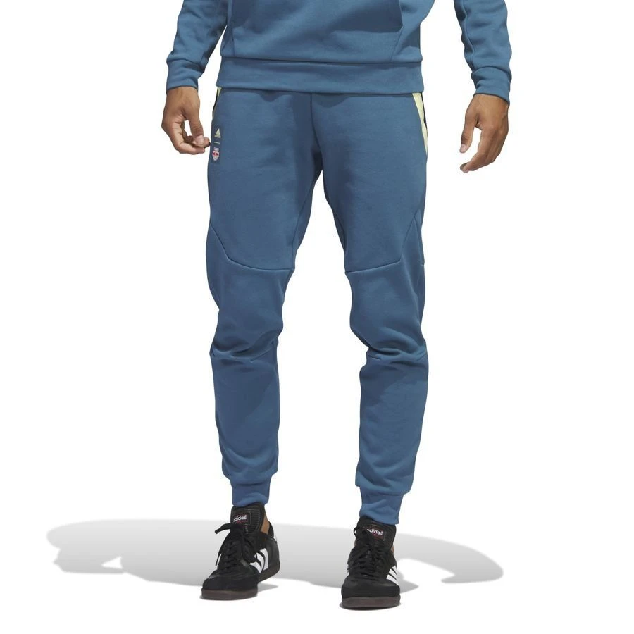 ADIDAS New York Red Bulls Training Trousers Travel - Blue - Image 2