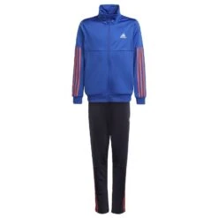Adidas Training Suit 3-Stripes Team - Hi-Res Blue/Orange Kids