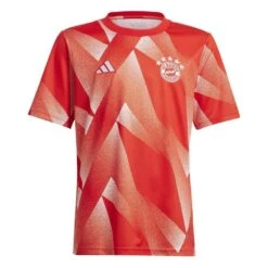 ADIDAS Bayern München Training T-Shirt Pre Match - Red/White Kids