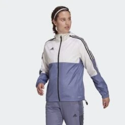 Adidas Windbreaker Tiro Blocking - White/Orbit Violet Woman
