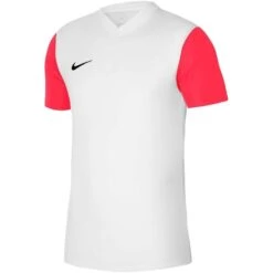 Nike Playershirt Tiempo Premier II - White/Bright Crimson/Black